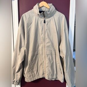Men’s Greg Norman Beige Water Repellent Wind Breaker Size XL